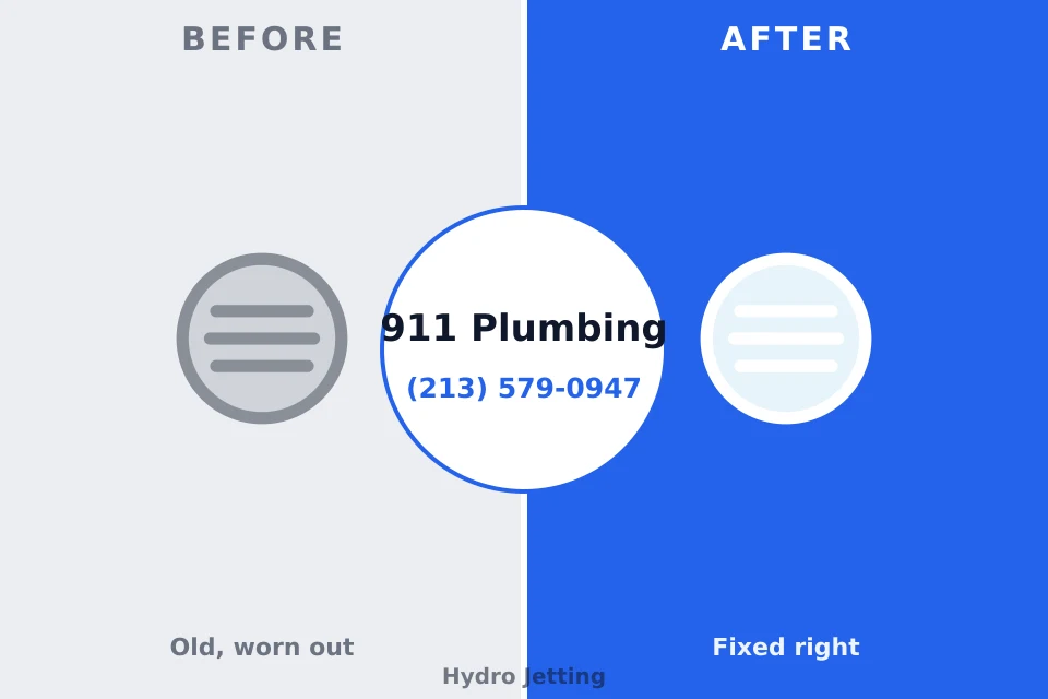 Before and after: plumbing company Wiggins, CO